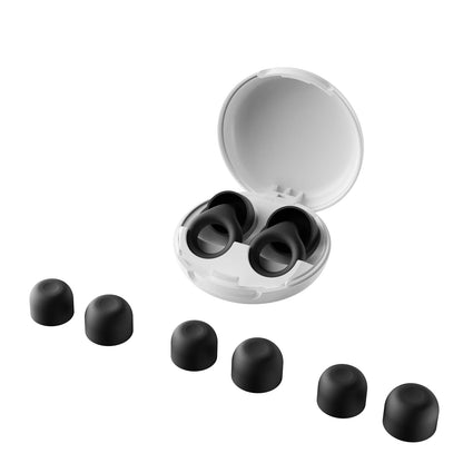 Silicone Earplugs for Swimming Sleep Cancel Noise Slow Rebound Reduction-Soundproof Reduce Disturbances -Quality Loop Earplugs